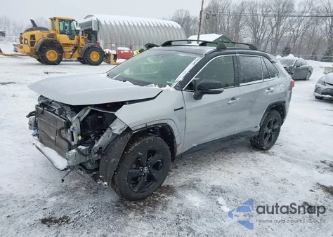2019 Toyota Rav4 Hybrid Xse z USA, uszkodzony, nr VIN JTMEWRFV0KJ026946